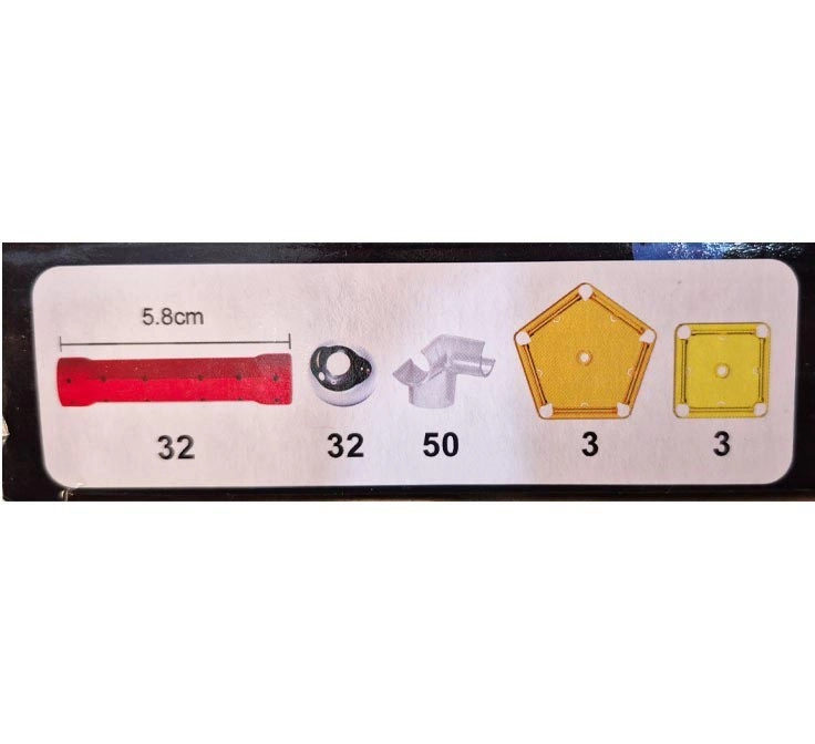 مگنت مغناطیسی 120 قطعه برند JC TOY بازار صالح اباد