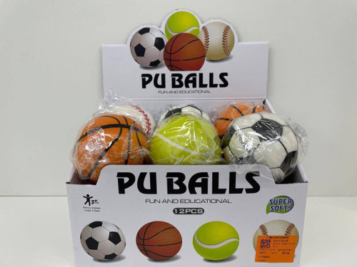 توپ اسفنجی بزرگ بسته ۱۲ عددی (آیتم ۷۷) | پخش عمده و تکی | بازار صالحآباد تهران