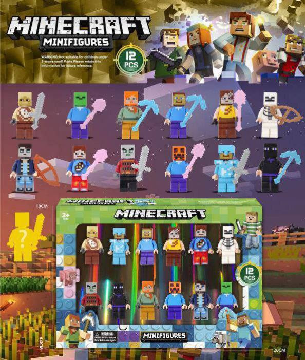 لگو ماینکرافت ۱۲ عددی – آیتم ۲۲۶۱۹ | پخش عمده و تکی اسباب بازی صالح اباد