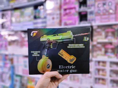 تفنگ آبپاش شارژی مخزن دار دو خشاب آیتم ۵۱-۷۷ | اسباب بازی صالح اباد