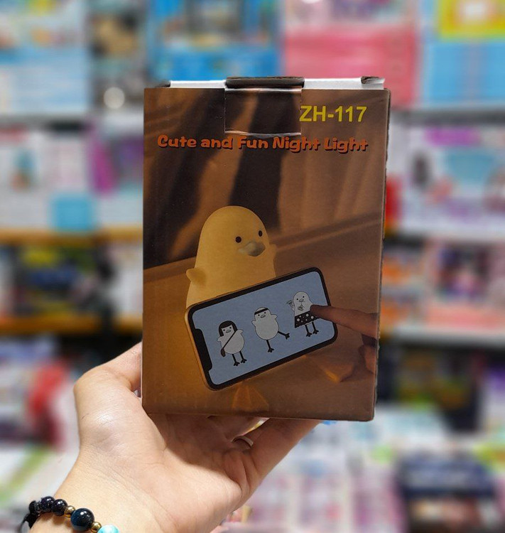 چراغ خواب سیلیکونی اردک پا دراز آیتم: ۱۱۷ | اسباب بازی صالح آباد