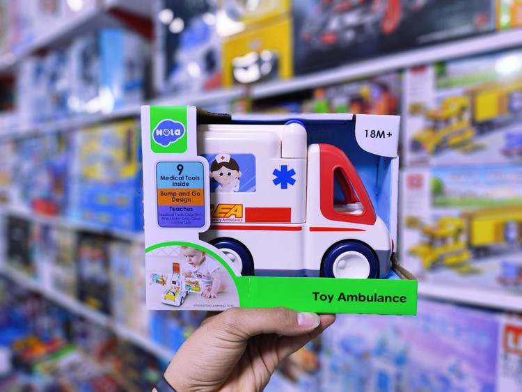 هلی تویز ماشین آمبولانس آیتم ۹۹۹۷ | اسباب بازی صالح آباد