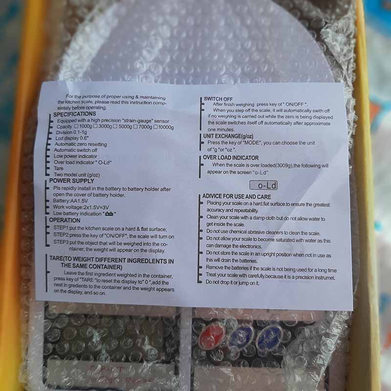 ترازوی دیجیتال 10 کیلو Unique – پخش عمده صالح‌آباد سنتر