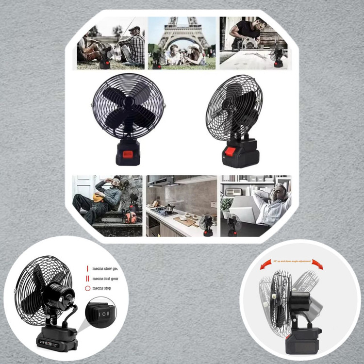 پنکه شارژی تمام فلزی | پخش صالح اباد سنتر