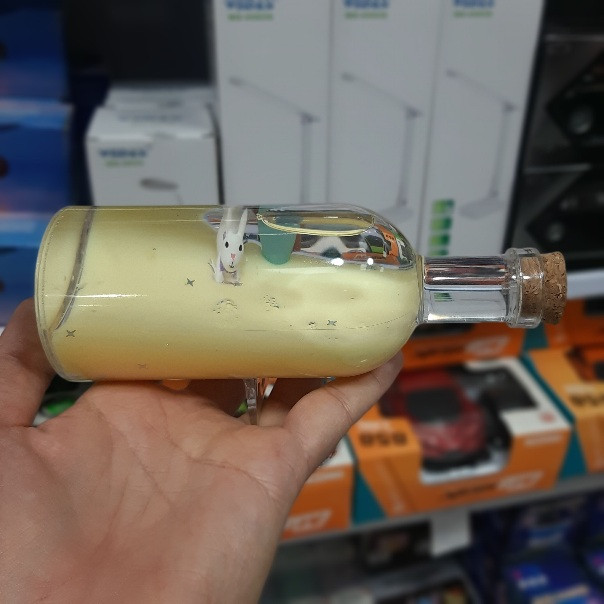 بطری معلق دکوری فانتزی | پخش صالح اباد سنتر