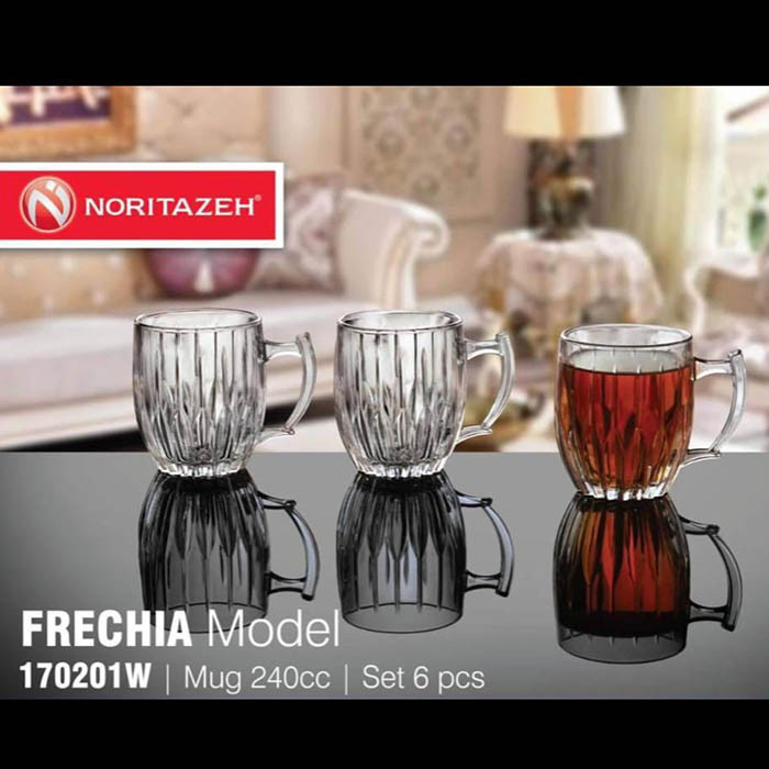 نیم لیوان فرچیا شرکت نوری تازه 6 عددی