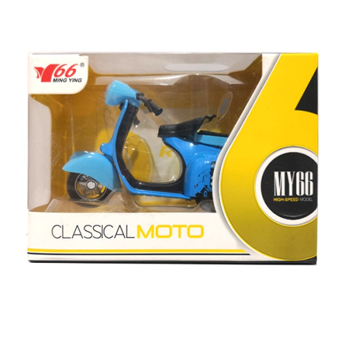 ماکت موتور وسپا فلزی موزیکال MY66