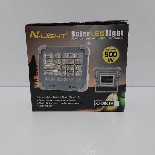 چراغ خورشیدی LED 500 وات N‑LIGHT مدل XJ‑D001A | صالحآباد سنتر