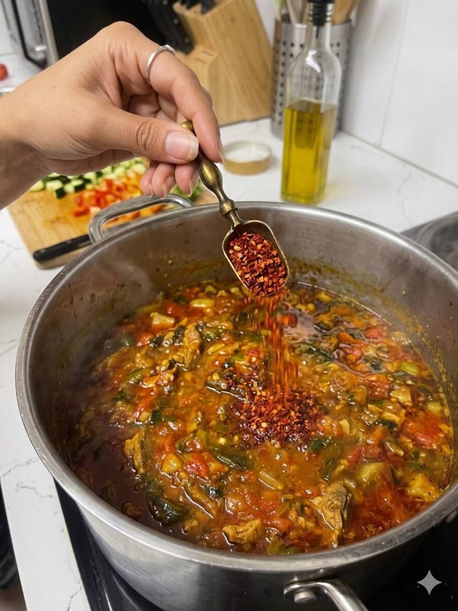 قاشق ادویه برنز طرح بامبو