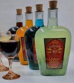بطری بلور درب چوب پنبه مدل ارس