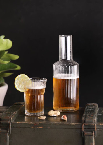 بطری شب شیشه ای مدل تیام
