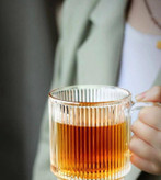 لیوان بلور آنتی شوک دسته دار مدل تیام