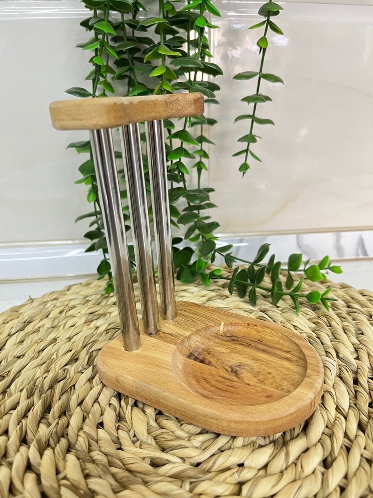 جا قاشق کنار گاز چوبی