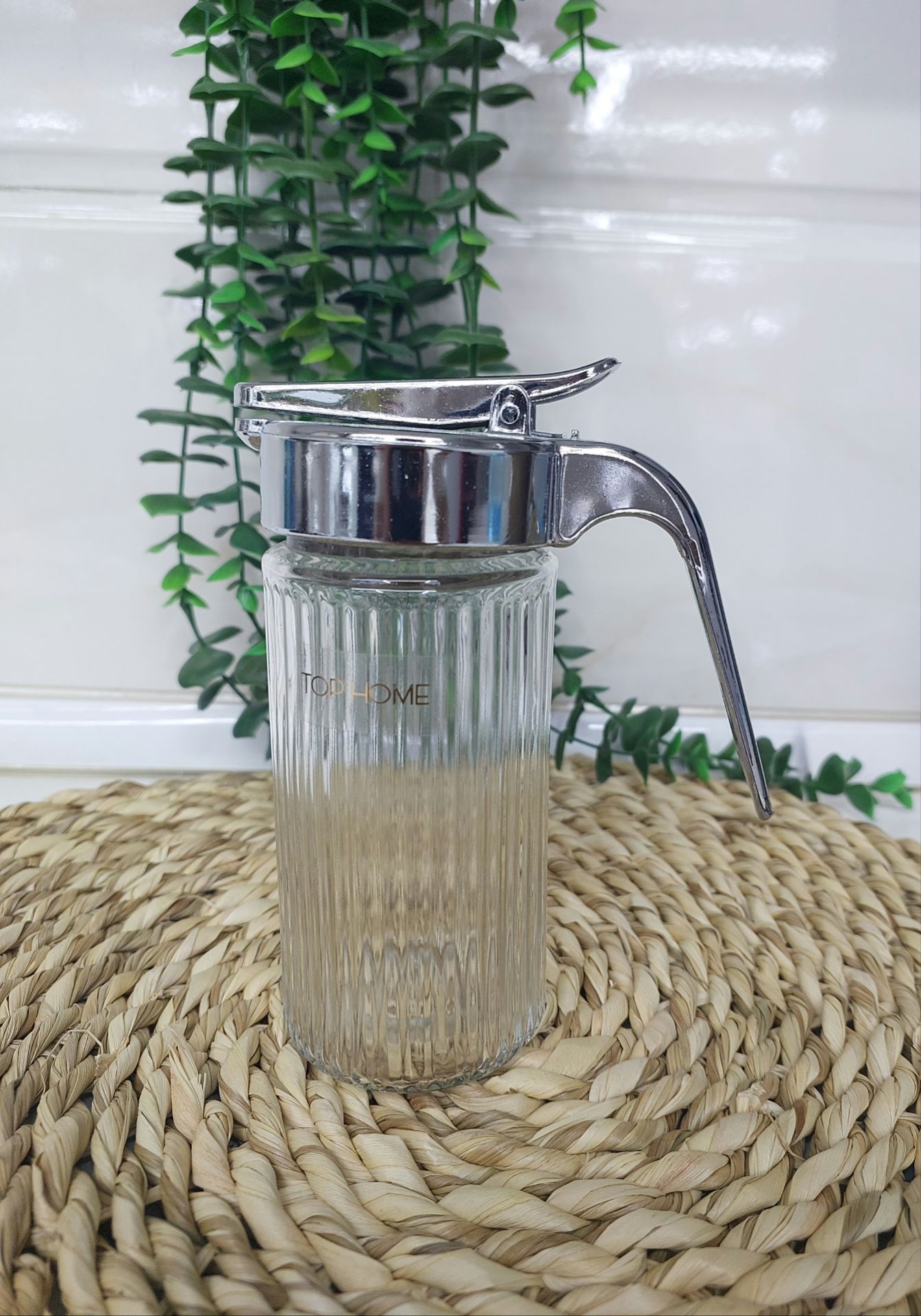 شکر پاش شیشه ای دسته دار مدل باتیس