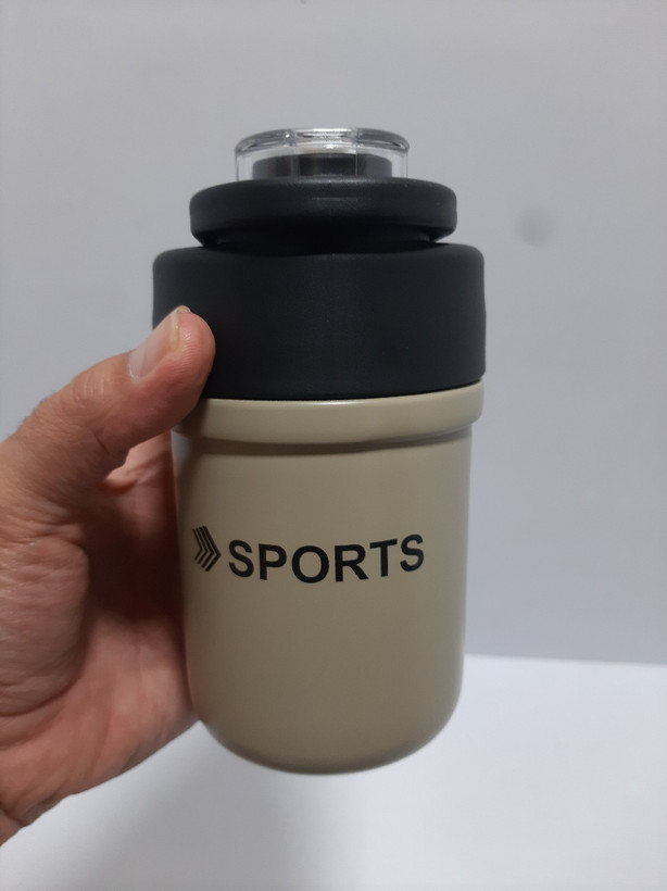 مینی ماگ ورزشی و مسافرتی ۳۸۰ میلیلیتر SPORTS با درپوش پلیپروپیلن | صالح اباد سنتر