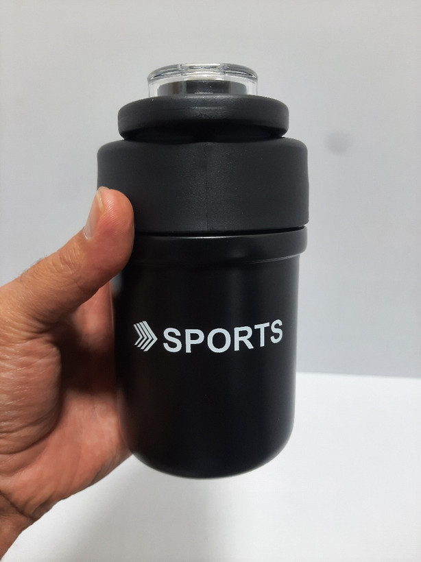 مینی ماگ ورزشی و مسافرتی ۳۸۰ میلیلیتر SPORTS با درپوش پلیپروپیلن | صالح اباد سنتر
